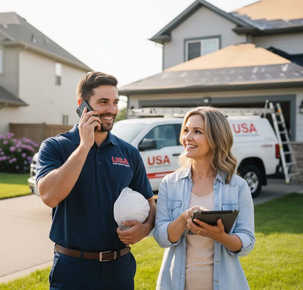 USA Roof Repair Experts customer support in Owings
